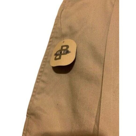 BUGLE BOY DOUBLE PLEAT NO WRINKLE KHAKIS SIZE 36 COMFORT FIT SHORTS NWT - Picture 4 of 5